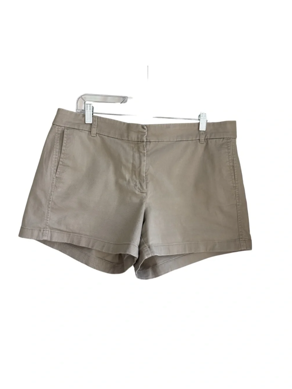 J. Crew Taupe Women's Tailored Cotton Shorts